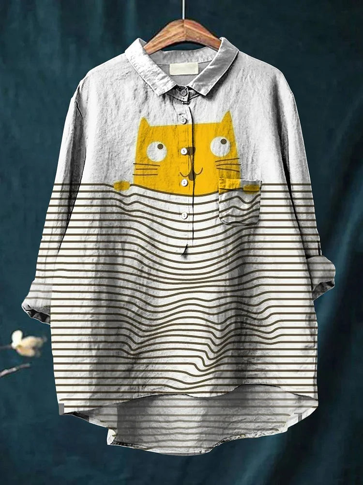 Greta | Uluru™ - Kattkonst T-shirt