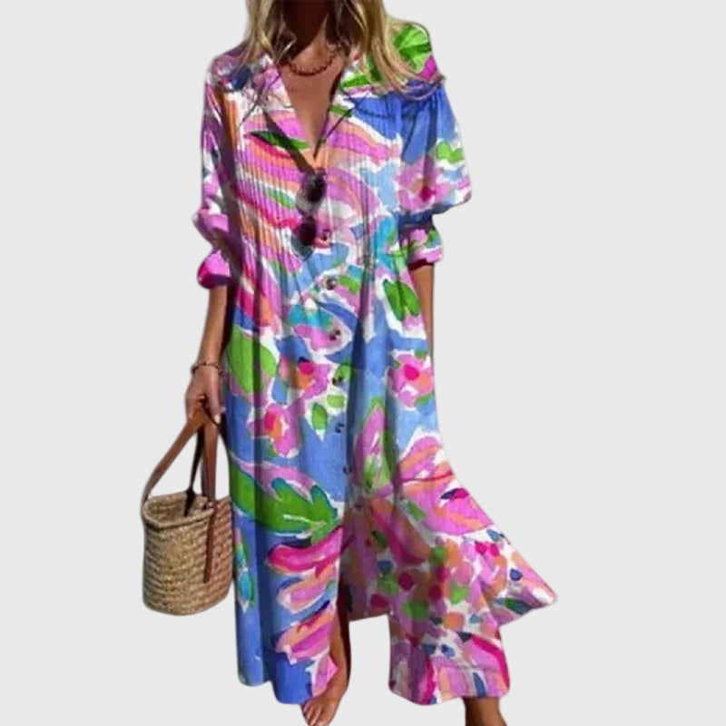 Zariah | Elegant Bohemisk Maxiklänning