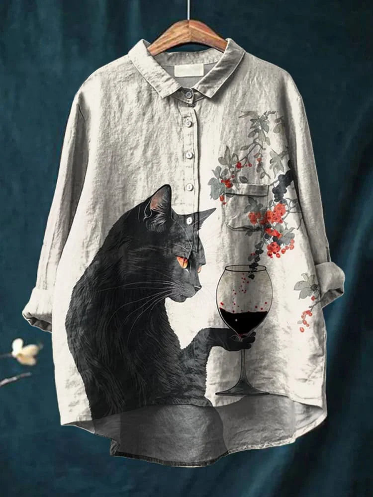 Greta | Uluru™ - Kattkonst T-shirt