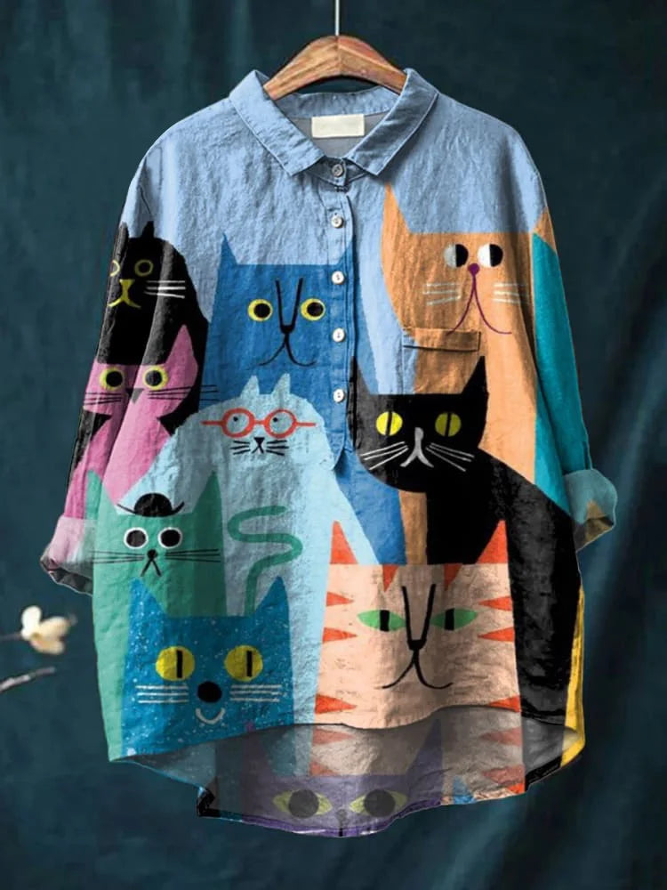 Ulrika | Oversized T-shirt med hundmotiv, svart bomull