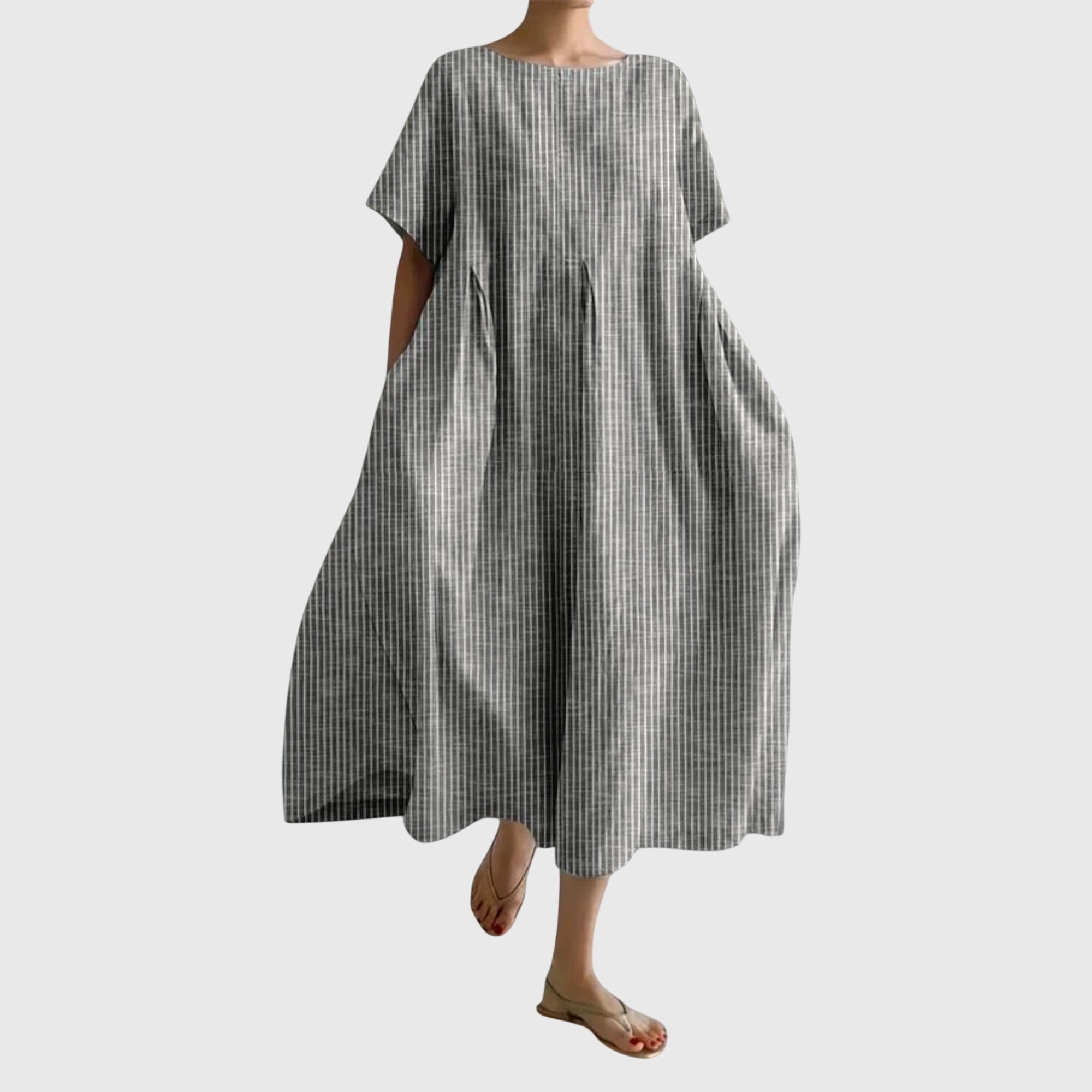 Lisa | Lång Avslappnad Klänning