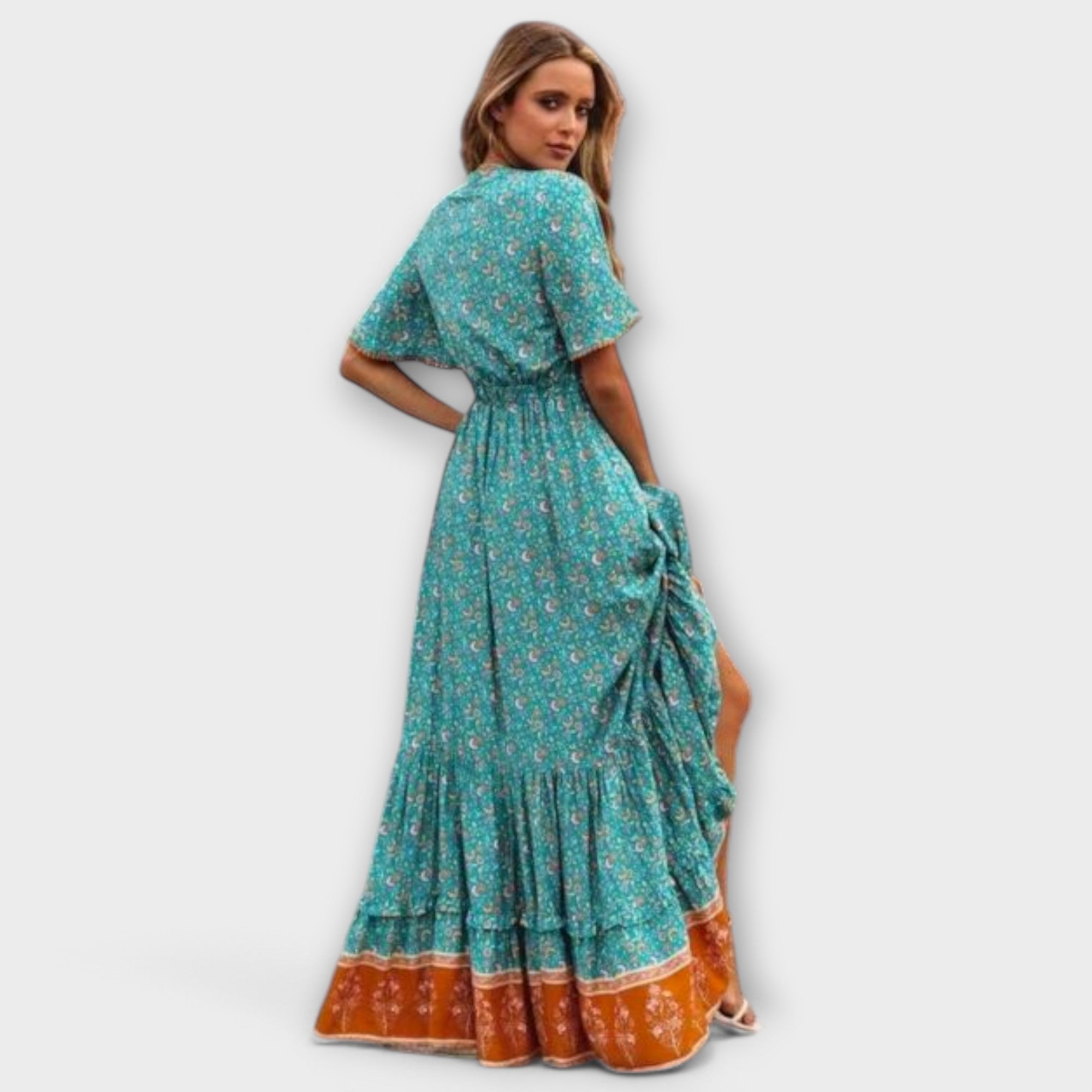 Annika | Boho Maxi Klänning