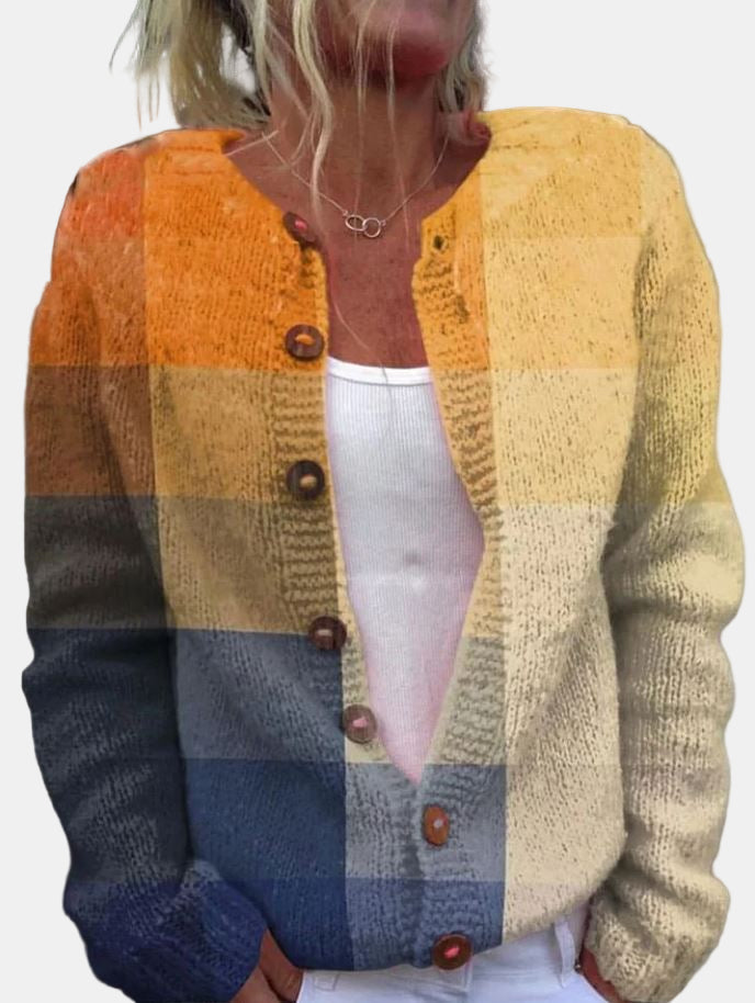 Matilda | FĂ€rgblock Cardigan