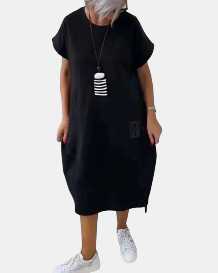 Paulina | Bekväm Midi Klänning