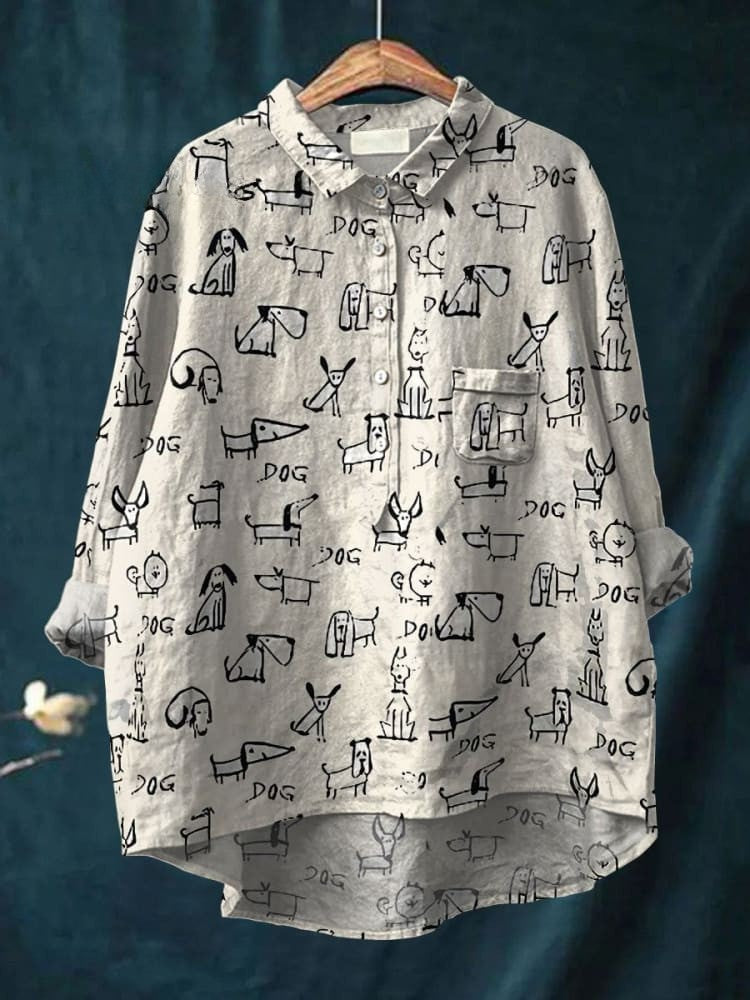 Märta | Hund Doodle T-shirt