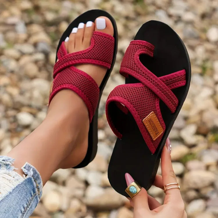 Agnes | Mesh Sandaler i svart