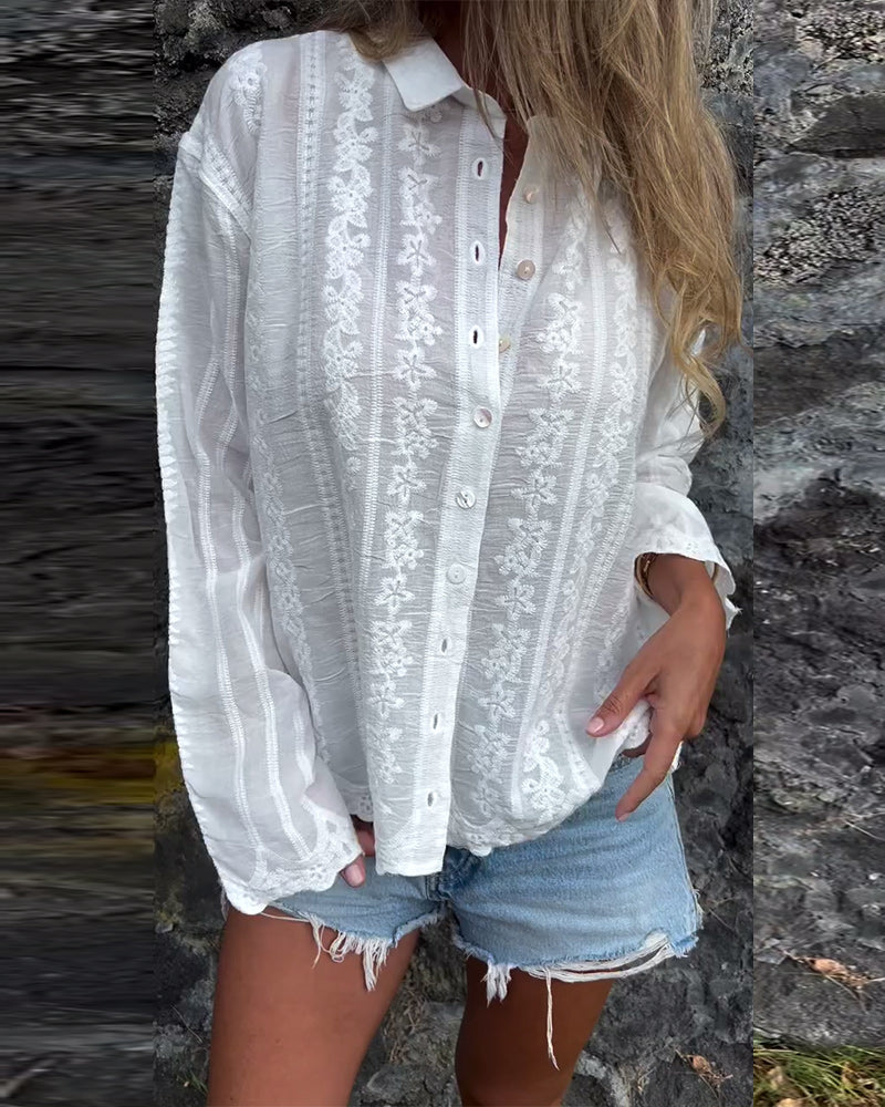 Maja | Miralyn – Knäpp Polo Skjorta