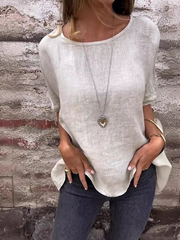Anna | Rhea – Minimalistisk Avslappnad Topp