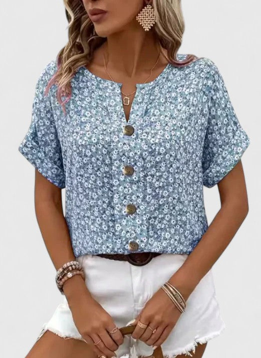 Alma | Blommig Sommartopp