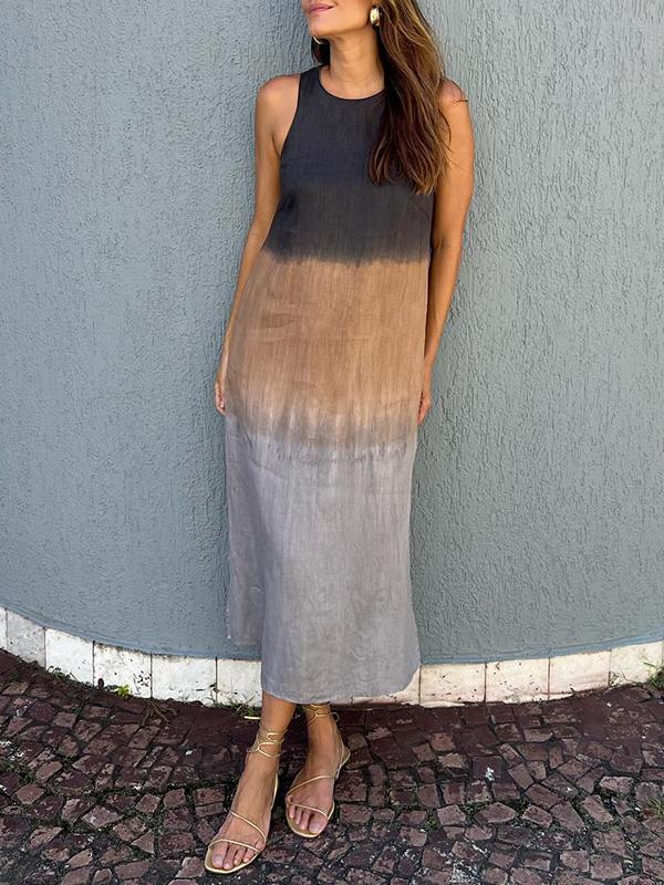 Sofie | SOLNEDGÅNG OMBRÉ MAXIKLÄNNING