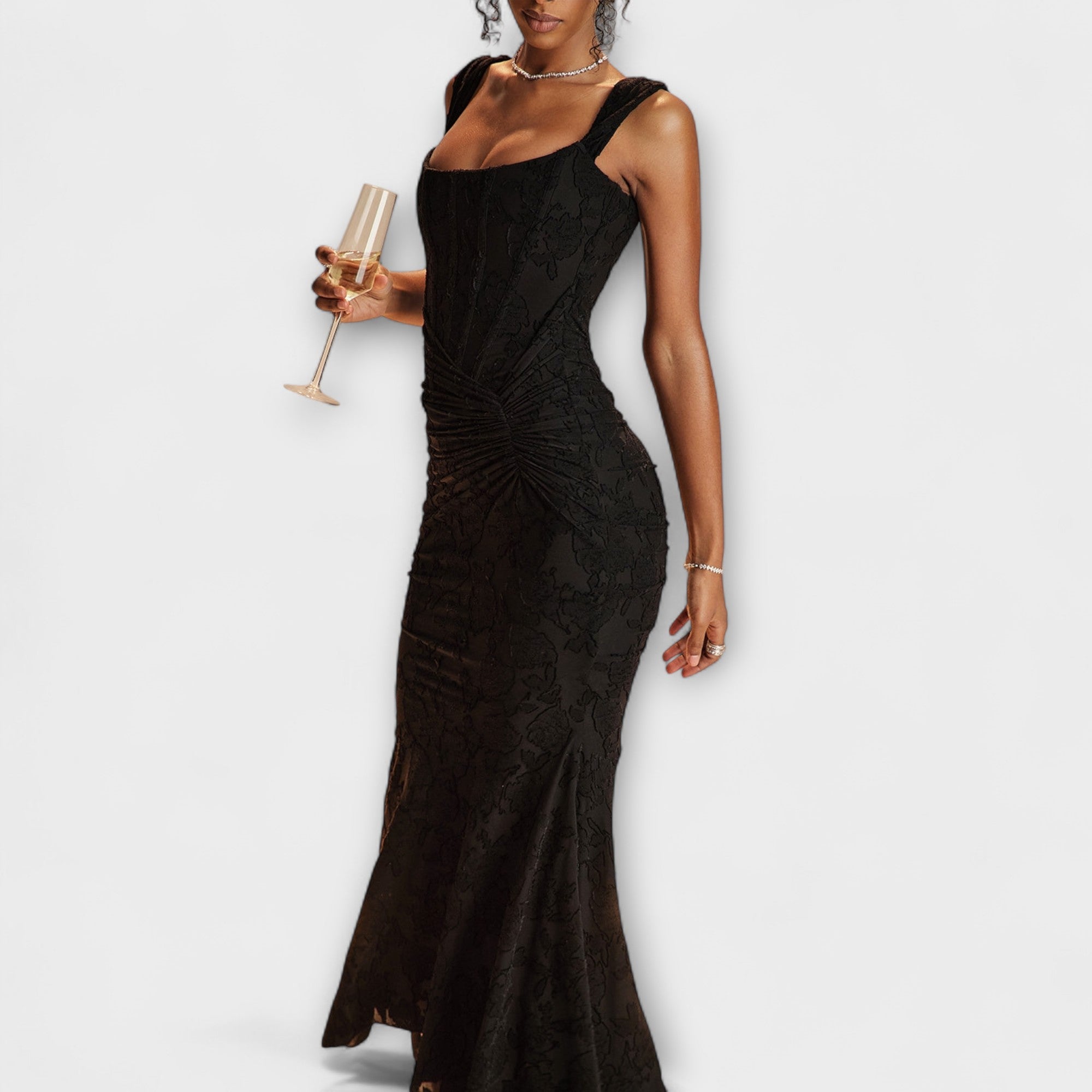 Edith | Elegant lång klänning