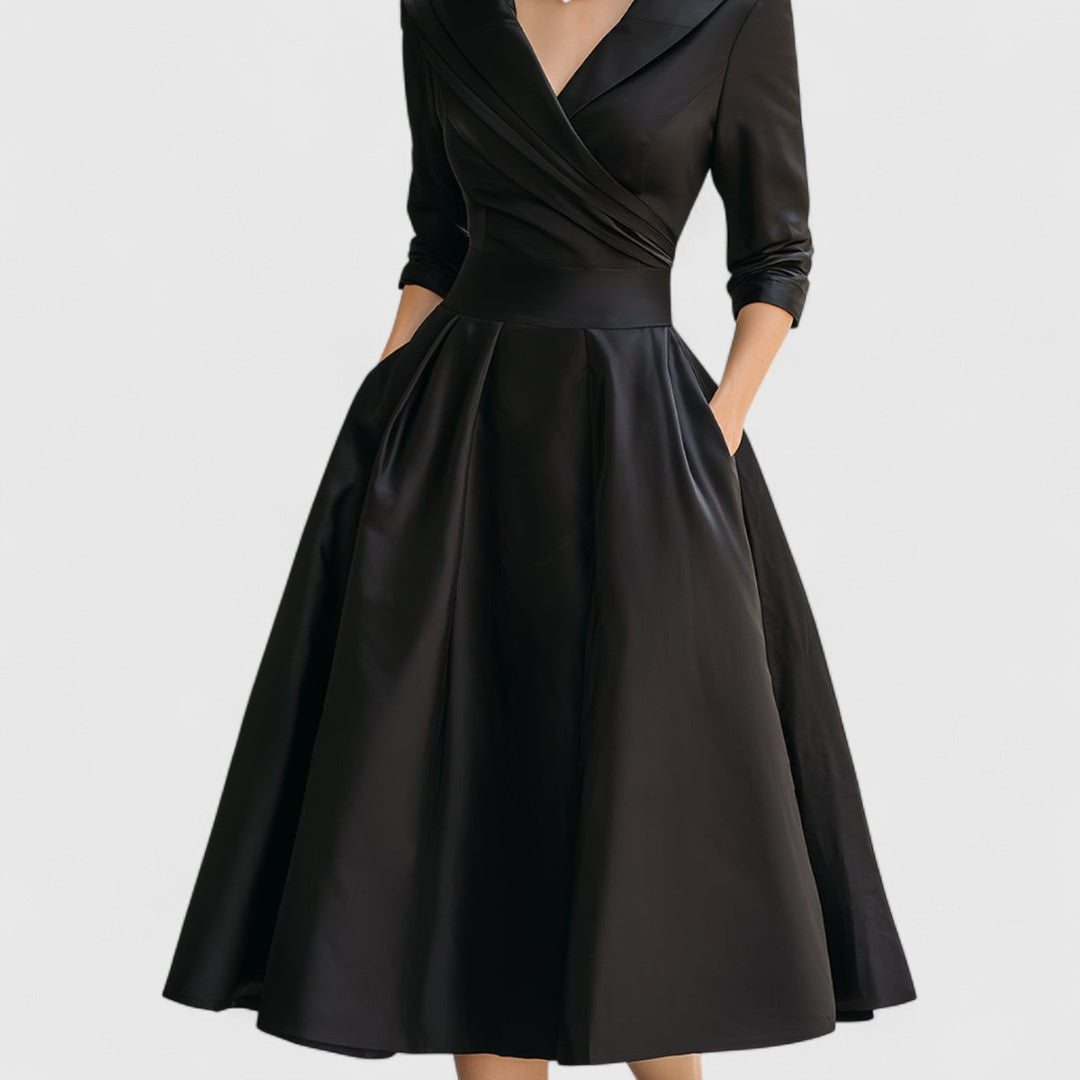 Tyra | Elegant Midi Klänning