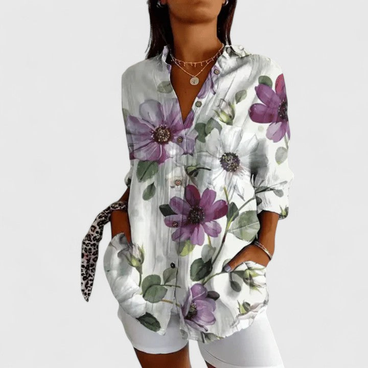 Anna | Elegant Blomsterblus