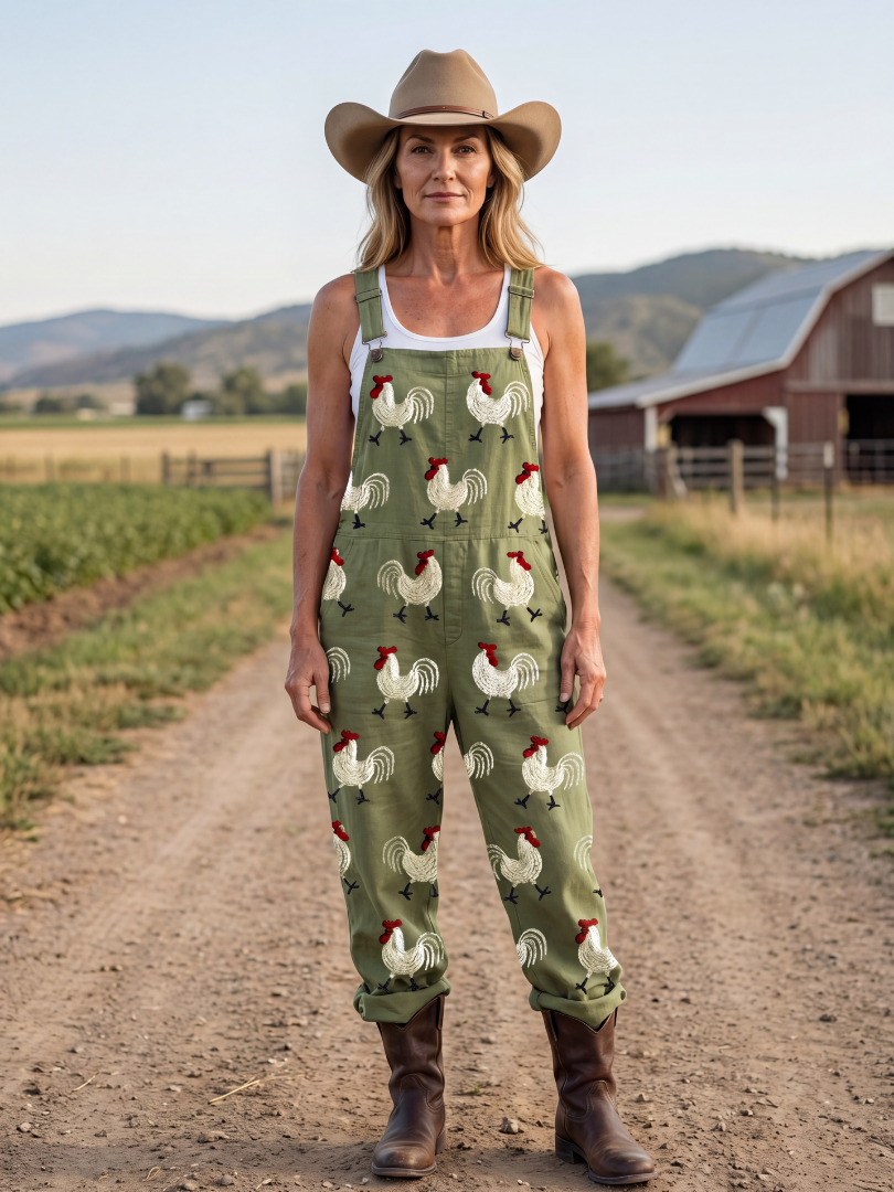 Agnes | Grön jumpsuit med vida ben i sage green