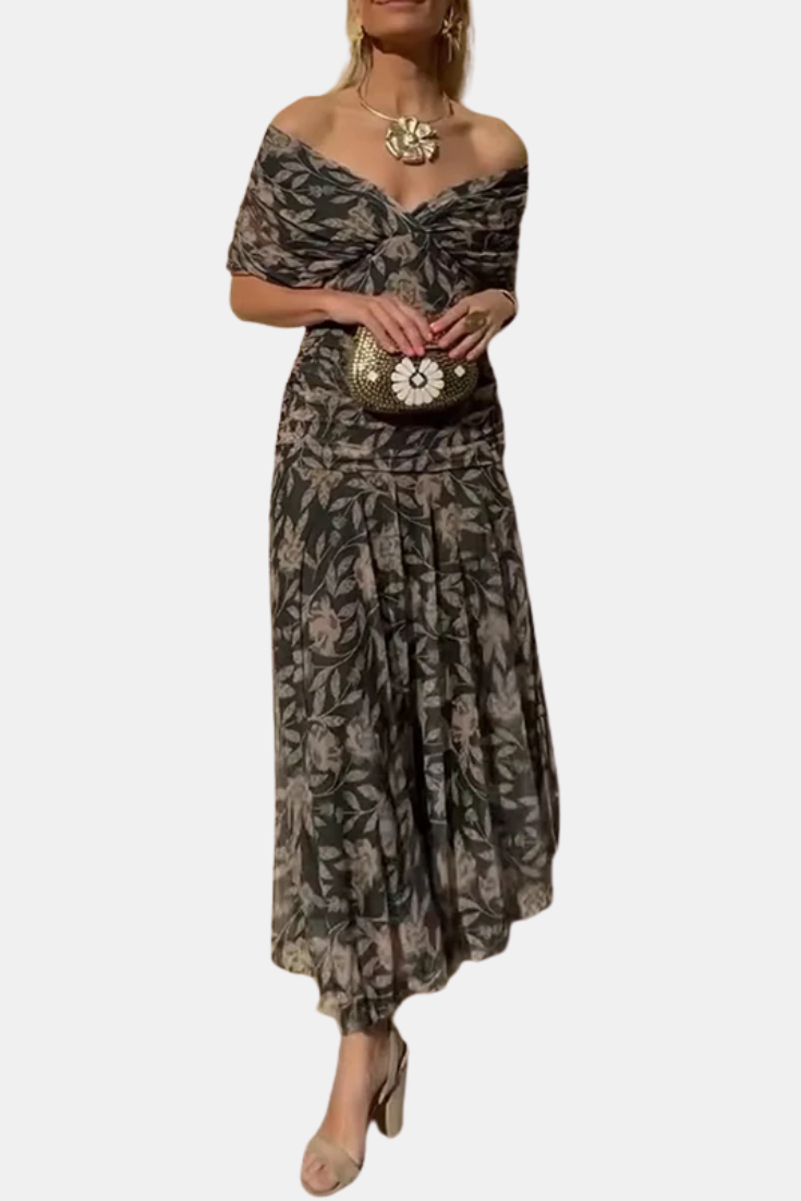 Gunilla | Elegant Midi Klänning