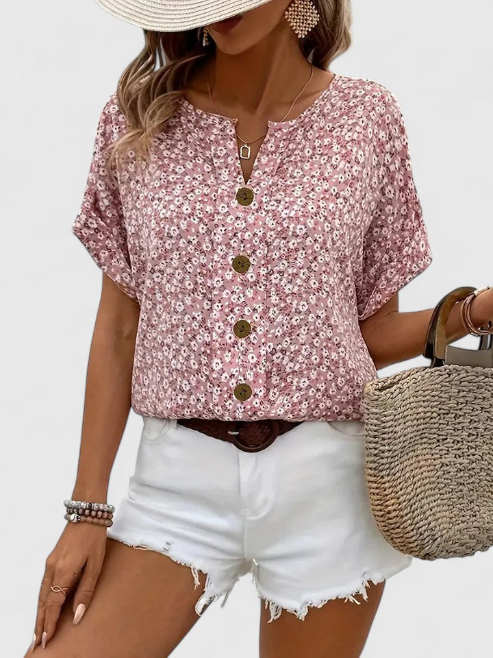 Alma | Blommig Sommartopp