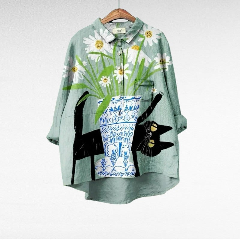 Alice | Elegant Linne Sommarblus