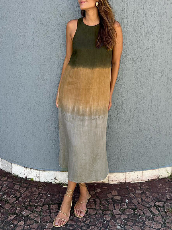 Sofie | SOLNEDGÅNG OMBRÉ MAXIKLÄNNING