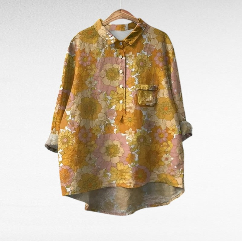 Petra | Elegant Linne Sommarblus