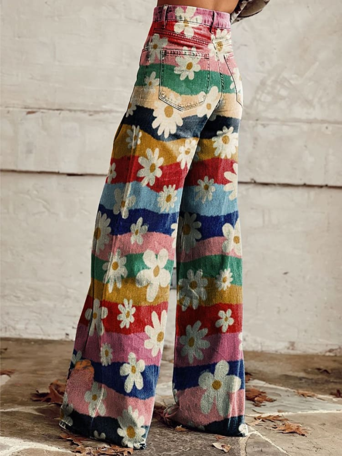 Lovisa | Léon™ - Stilfulla Blommiga Byxor