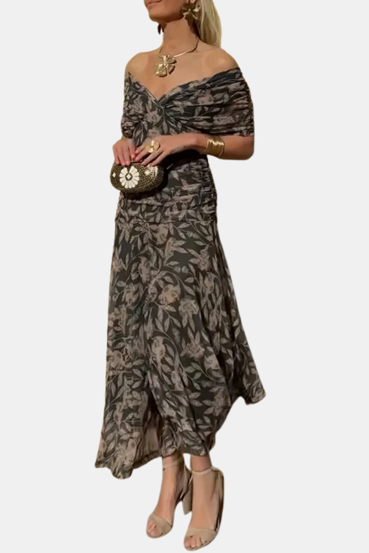 Gunilla | Elegant Midi Klänning