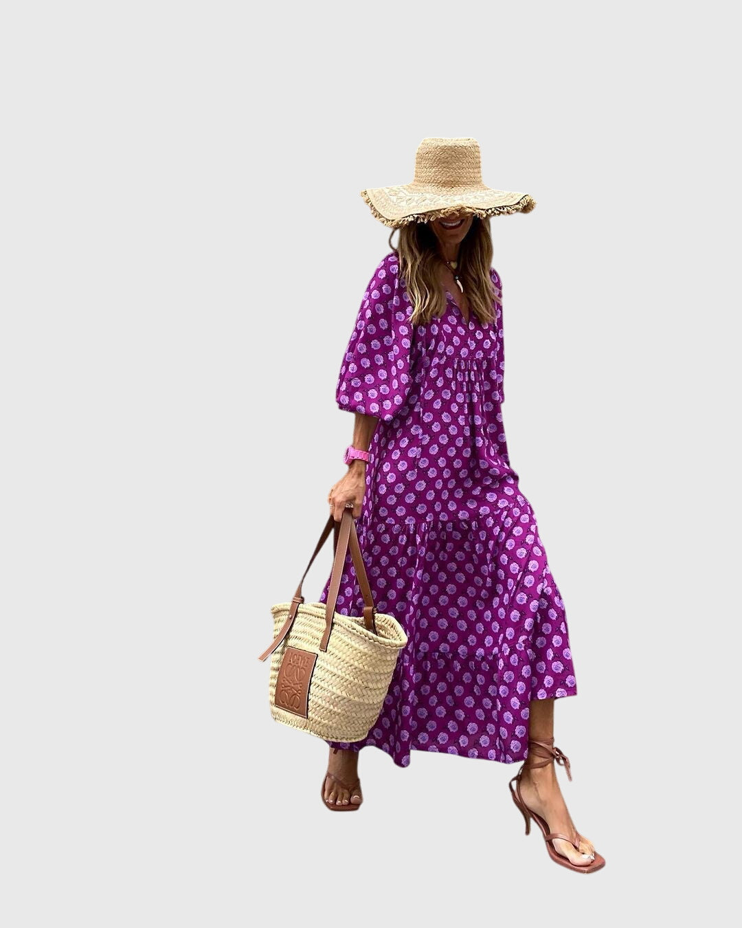 Agnes | Boho Maxi Klänning