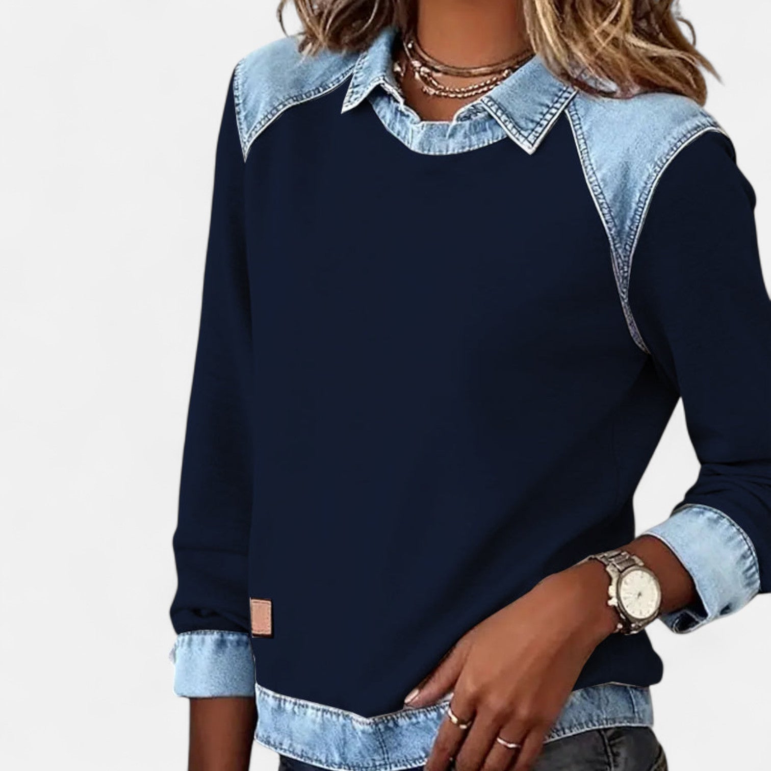 Vendela | Trendig långärmad blus