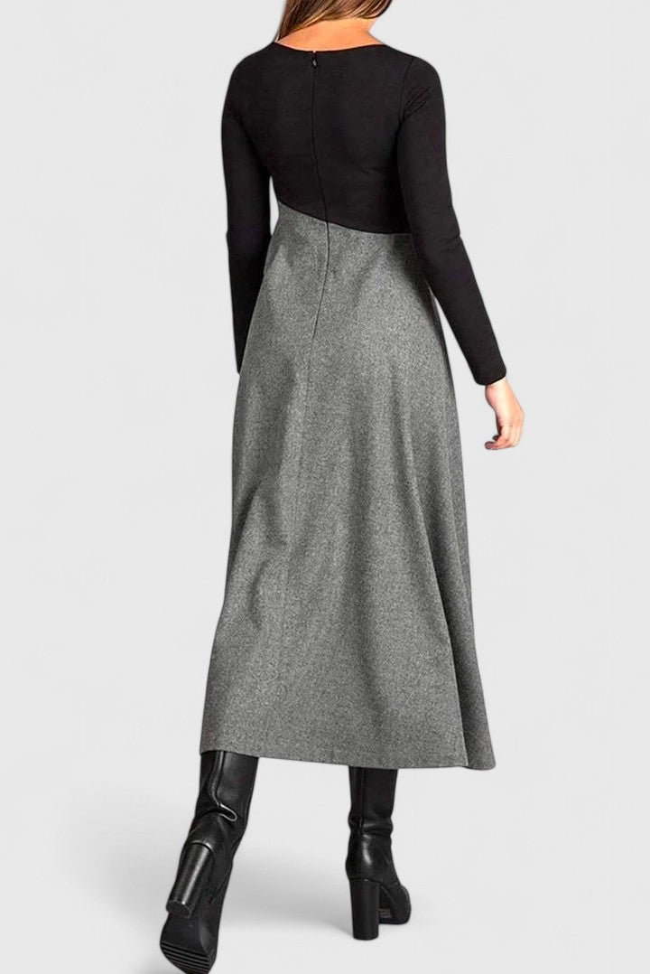 Ida | Elegant långärmad maxiklänning