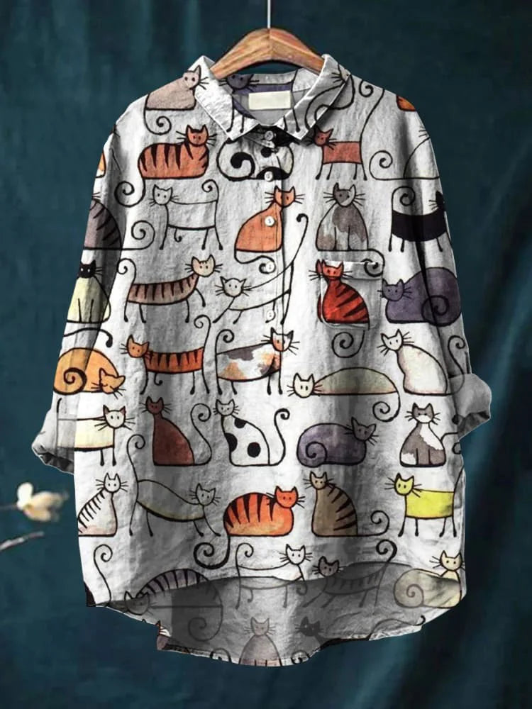 Greta | Uluru™ - Kattkonst T-shirt
