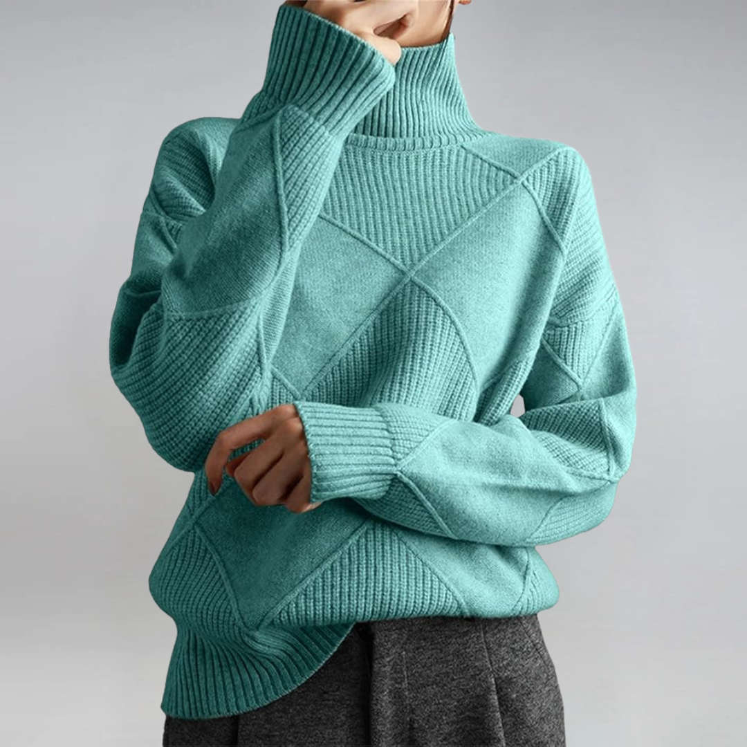 Lena | Lyxig Turtleneck Tröja