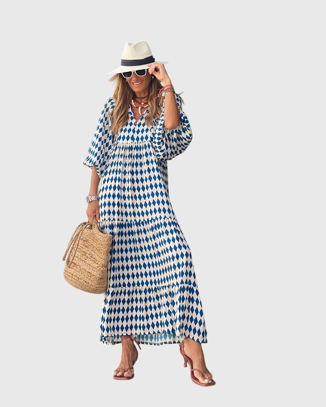 Agnes | Boho Maxi Klänning