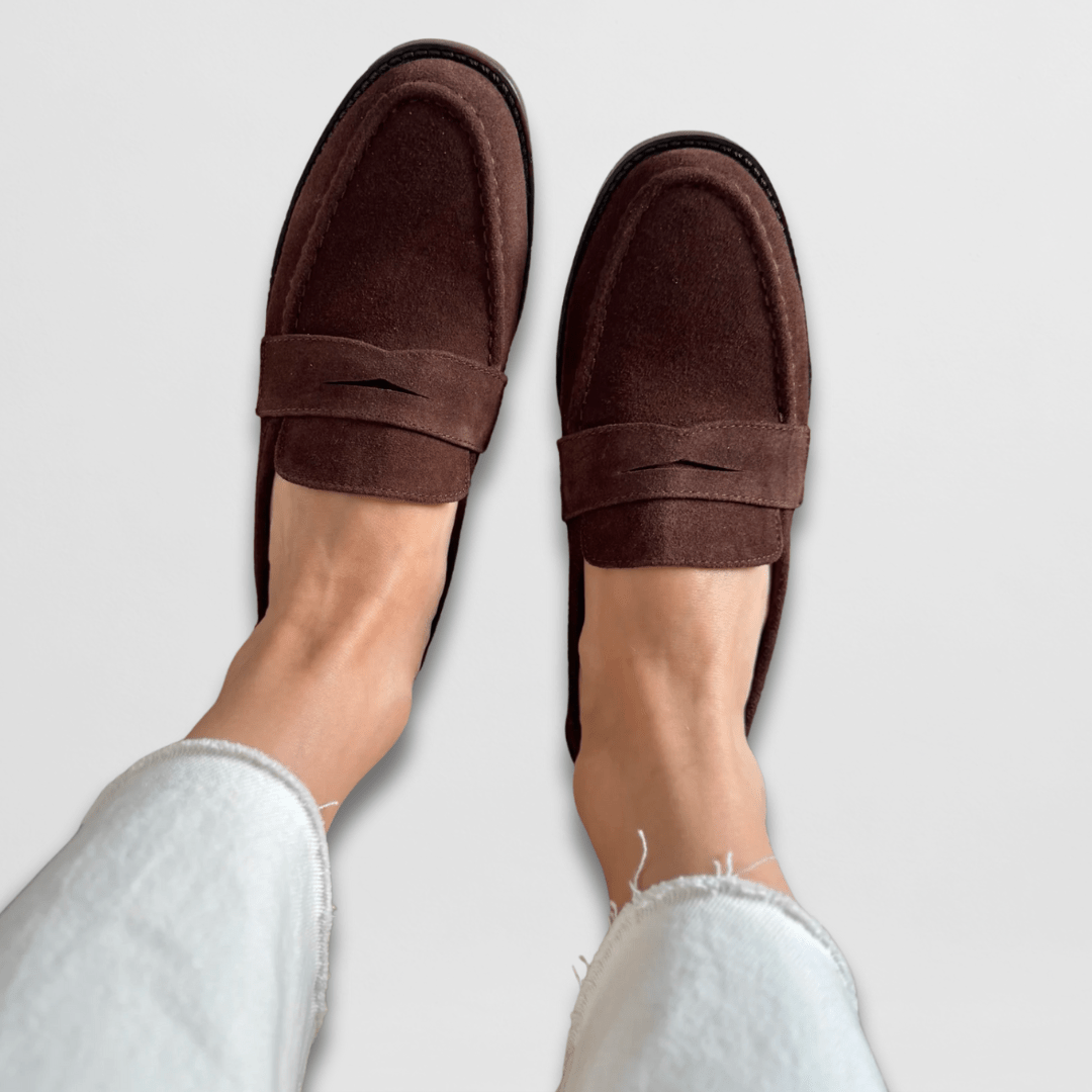Bianca | Klassiska Vintage Ortopediska Loafers