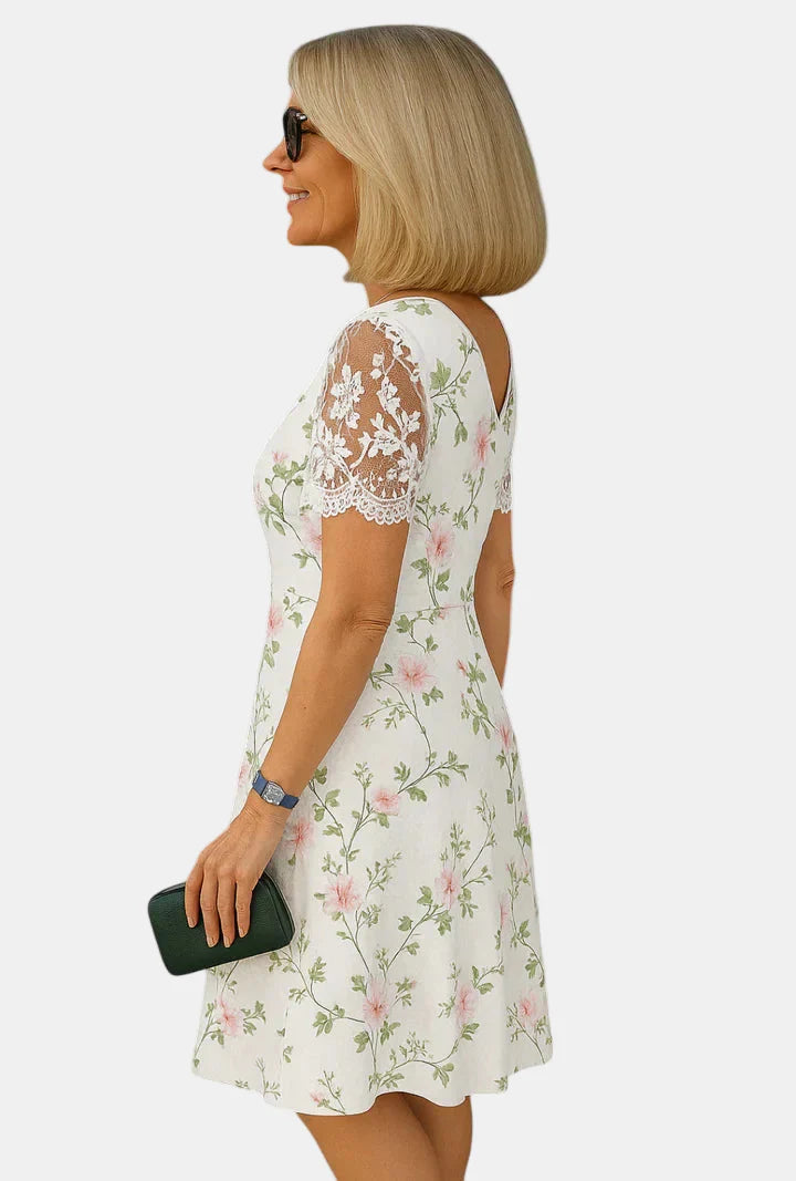 Yvonne | Elegant Midi Klänning i Svart