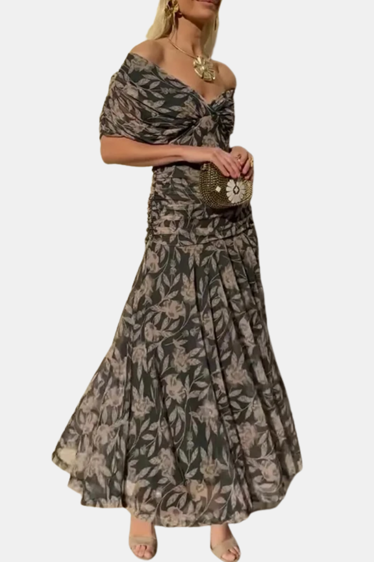Gunilla | Elegant Midi Klänning