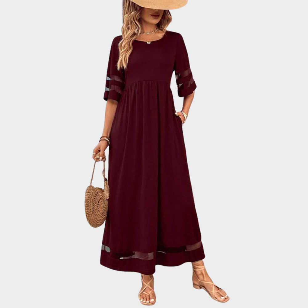 Therese | Smickrande Midi Klänning som Smoother Mage