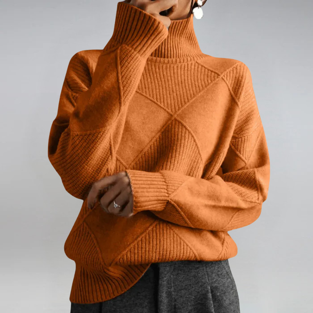 Lena | Lyxig Turtleneck Tröja