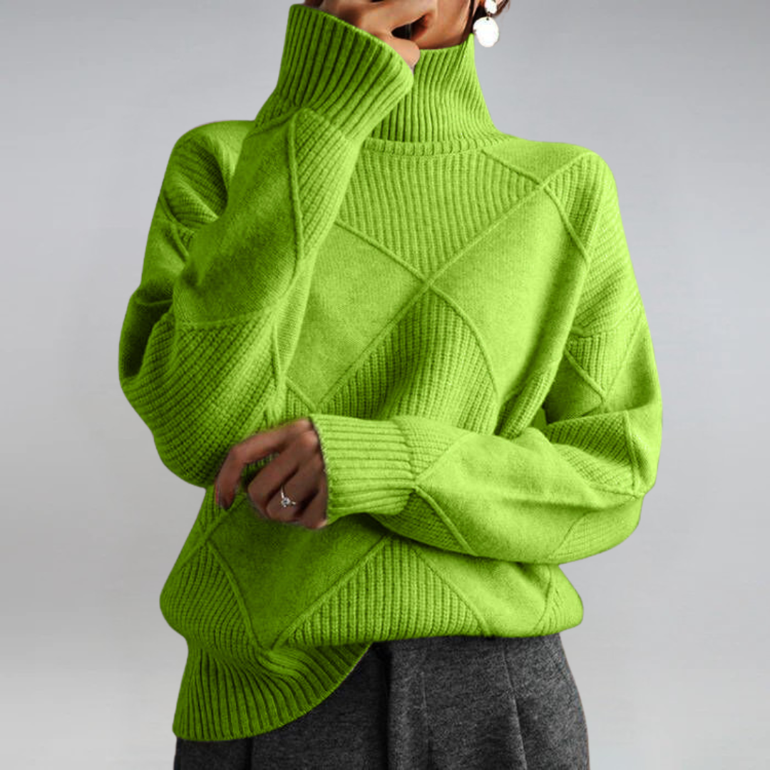 Lena | Lyxig Turtleneck Tröja