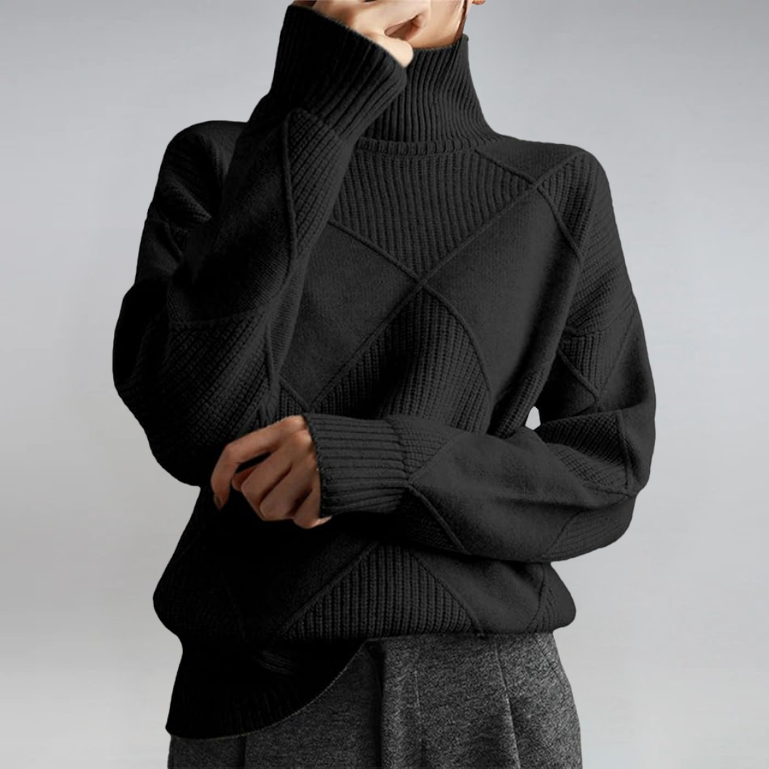 Lena | Lyxig Turtleneck Tröja