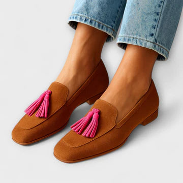 Elsa | klassiska loafers i svart läder