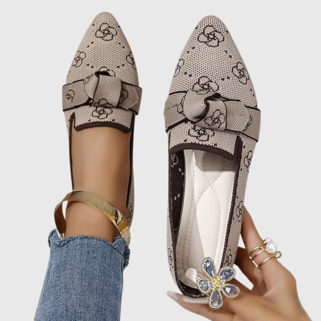 Lovisa | Blommig Komfort Loafers