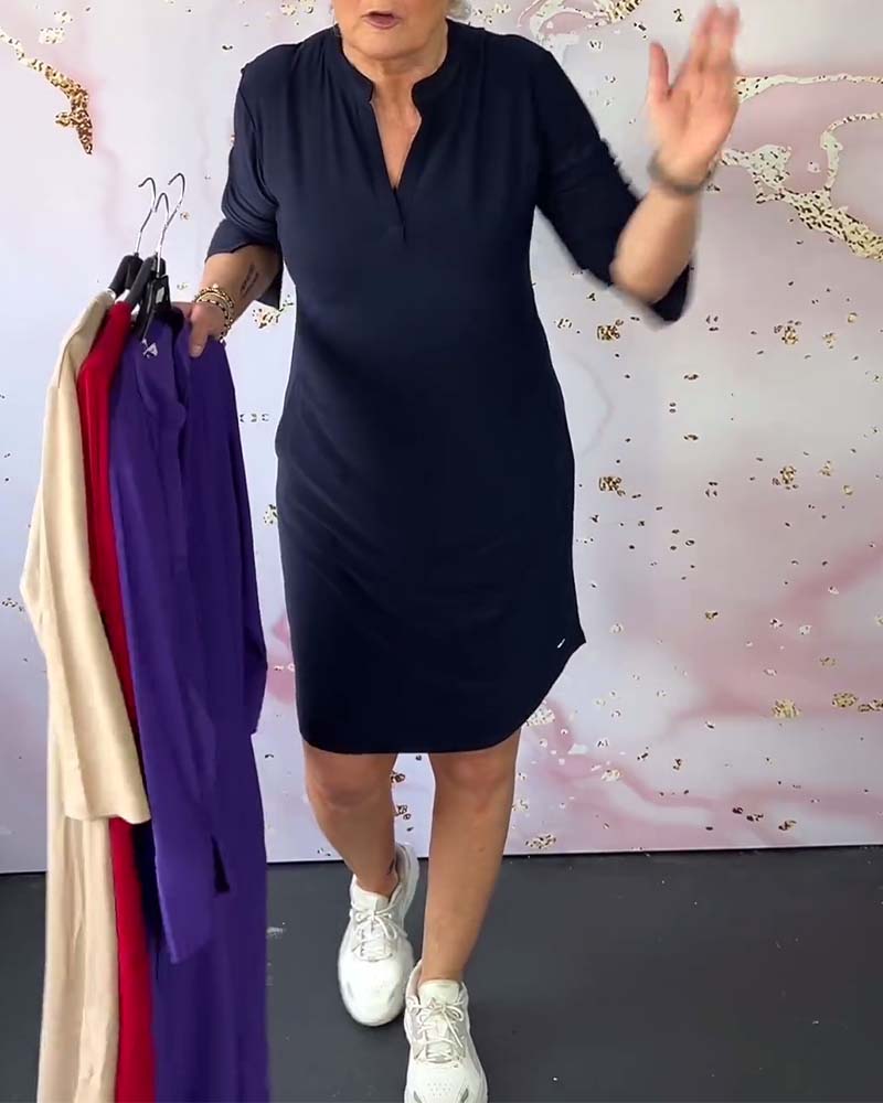 Eva | Mångsidig Polo Klänning