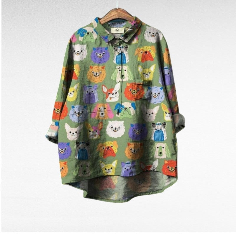 Amélie | Elegant Linne Sommarblus