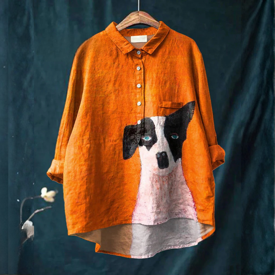 Logan | Konstnärlig Hundtryck T-shirt