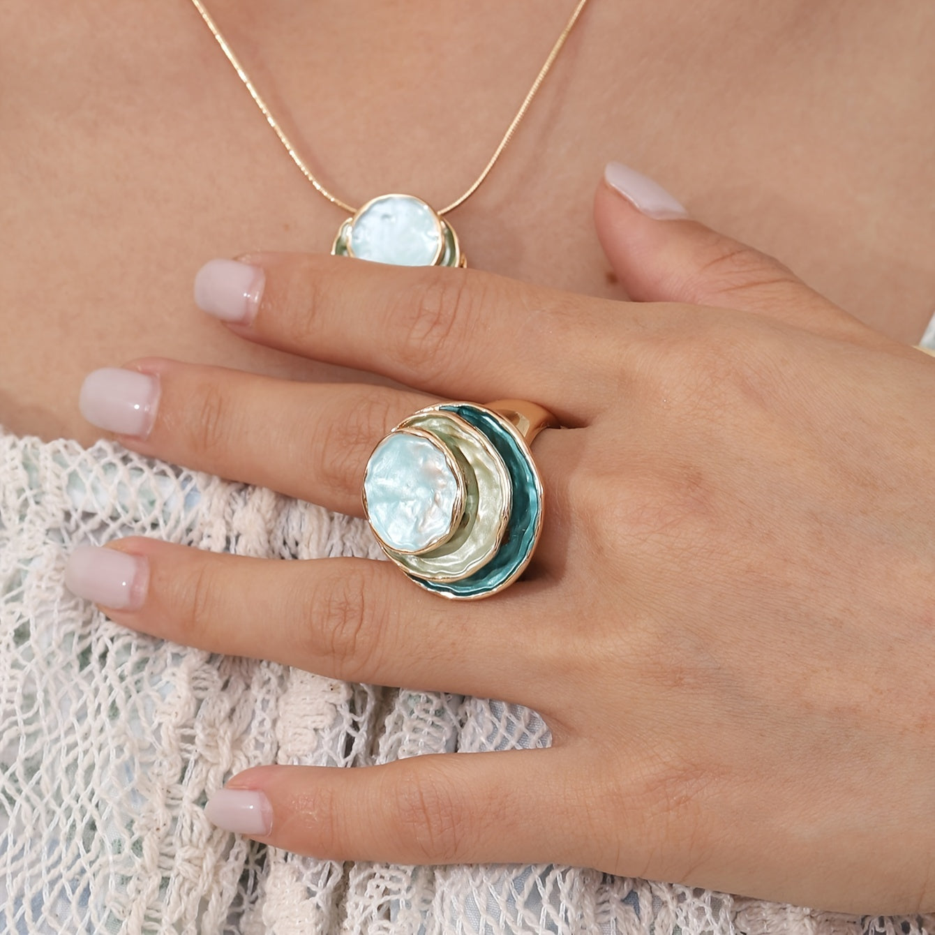 SHANA | ELEGANT BOHO TRIPPEL-LAGER RING