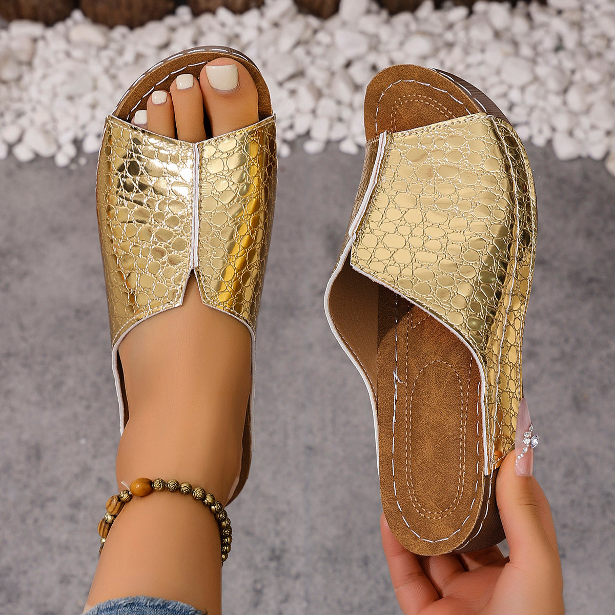 Frida | Ortopediska Kil Sandaler