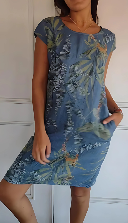 Nora | LÖS TRYCKT KLÄNNING