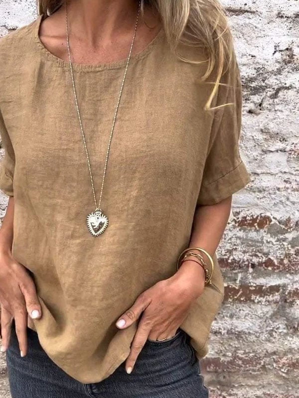 Anna | Rhea – Minimalistisk Avslappnad Topp