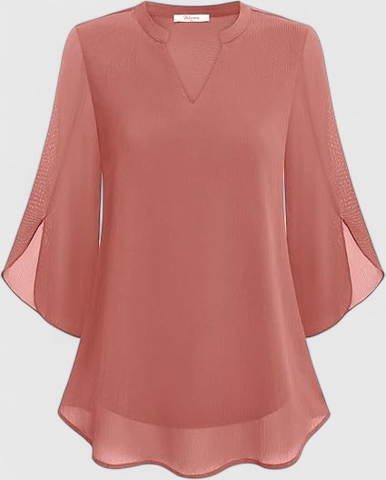 Ingrid | A-linje blus i klassisk snitt, vit bomull
