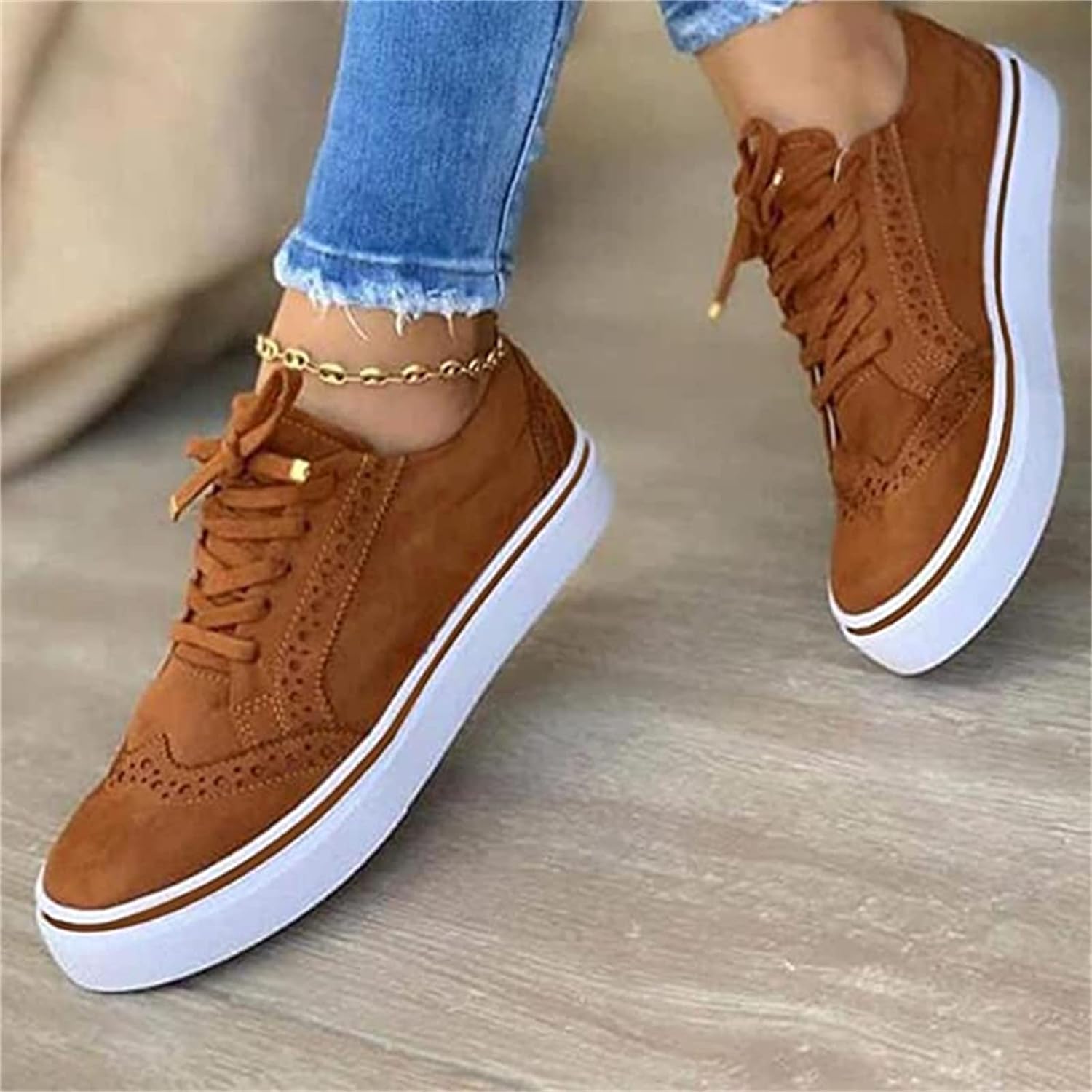 Ingrid | Trendiga Ortopediska Sneakers