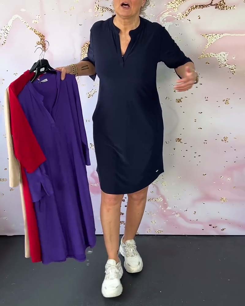 Eva | Mångsidig Polo Klänning